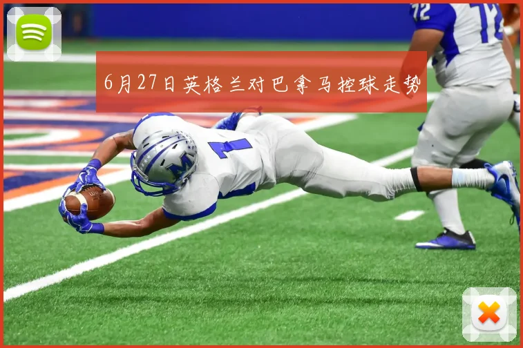 6月27日英格兰对巴拿马控球走势